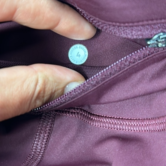 Lululemon Speed Wunder Mid-Rise Tight 28" *Speckle Shine Garnet / Garnet - Picture 5 of 5